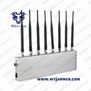 GSM 3G 4G GPS WiFi Lojack 8 Bands 18W 40m Mobile Phone Jammer