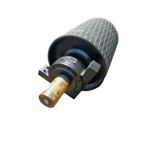 China Conveyor Belt Pulley with Herringbone Chevron Rubber Lagging wholesale