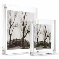 China Clear Perspex 4x6'' Acrylic Magnetic Picture Frame Home Dept on sale