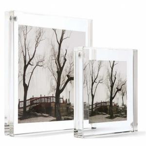 Clear Perspex 4x6'' Acrylic Magnetic Picture Frame Home Dept