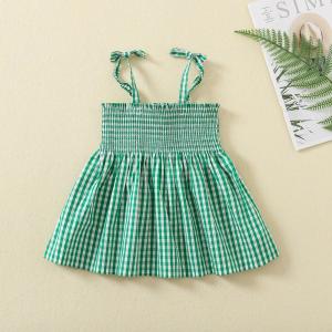 Summer Wholesale Custom Design Spandex Cotton Baby Toddler Slip Dress Baby Girls Dress