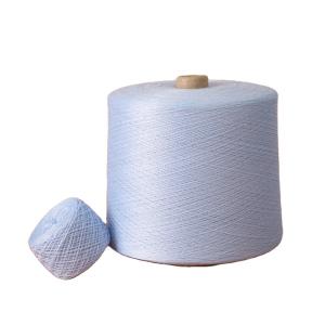 China Recyclable Durable Polyester Ring Spun Yarn , Multi Function Ring Spun Polyester Yarn supplier