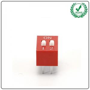 8 Position 1P 2P Waterproof Electronic Dip Switch Single Pole Single Throw 2.54 Pitch