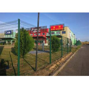 China OHSAS 100*300mm Rigid Welded Mesh Fencing With Square Post supplier
