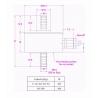 China Rod End Compression And Tension Load Cell 500N Force Measurement Transducer 100lb wholesale