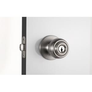 Exterior Door Cylinder Door Knobs Lock Satin Nickel Knob Lever