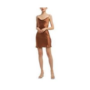 China Customized Satin Short Dress Backless Slip Mini Dresses For Women supplier