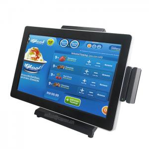 China Ce 1366*768 Android POS System Point Of Sale Cash Register Built In VFD Display supplier