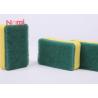 China Non - Scratching Nylon Scrubbing Pad , Rectangle Kitchen Scrub Sponge wholesale