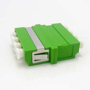 China Plástico do quadrilátero do modo OM3 OM4 do único modo dos adaptadores do cabo da fibra do LC UPC APC multi supplier
