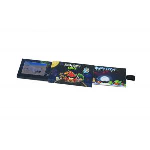 Pull - Out Box LCD Video Brochure Business Card With CE ROHS FCC Certification