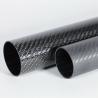 China Full Pure 3K Twill Matte Carbon Fiber Tube For Automation Robotics wholesale