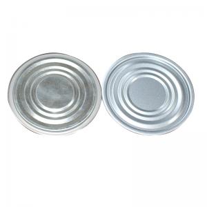 Food Packing Steel Tinplate Tin Can Lids 153mm Diameter Tin Bottom 0.14mm