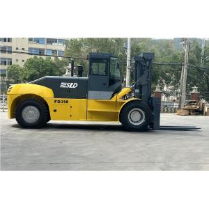 Customized Low Mast 25 Ton 28 Ton Forklift Truck For Lifting Heavy Containers