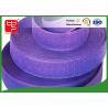 Gancho fuerte púrpura y rollo de la cinta adhesiva del lazo para la ropa