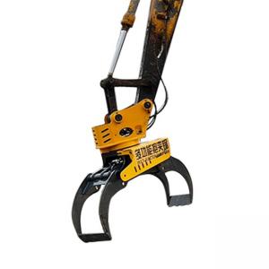 China Wood Cutter 6t Excavator Tree Shear Construction Equipment Accessories supplier