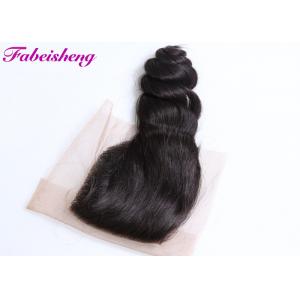 China Loose Curl  Human Hair Closure Piece , Brazilian Lace Closure Human Hair supplier