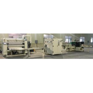 Vacuum Type Facial Tissue Production Line , Tissue Paper Converting Machine