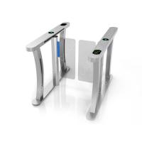 China Qr Code Reader Speed Torniquete Bi-drectional Rounded Arc Swing Turnstile Hs Code on sale