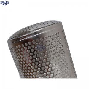 China Stainless Steel Wedge Wire V-Shaped Mesh Water Well Screen round Perforated Pipe/Tube with Johnson V Wire Self Cleanin supplier