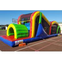 China Outdoor Commercial Adult Bounce House Obstacle Course Inflatable Obstacle Courses Rentals on sale