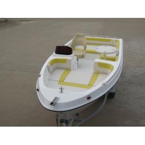China Durable Foldable Table Fiberglass Fishing Boats For Relax , Fun , Tourist supplier