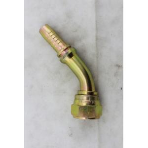 China Parker JIC Male / Female Elbow Hydraulic Hose Pipe Fittings 26741 Yellow Zinc Plating supplier