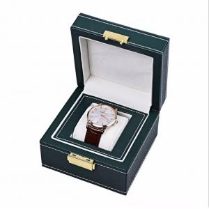 China Watch Storage Full Color Printed Boxes Luxury PU Leather Box supplier