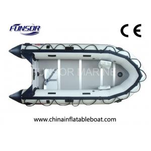 China Hand Made Small Inflatable Fishing Boats 5 Person With Plywood Floor wholesale