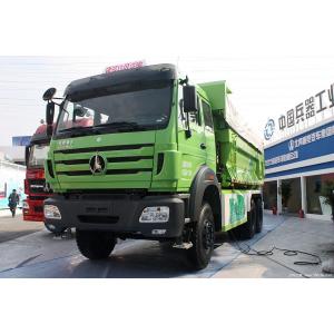 6*4 Drive Mode Used Construction Trucks Beiben 336hp Left Hand Drive Euro 4 Flat Cab