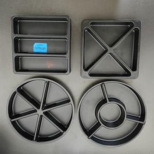 China チョコレートの紙箱用、プラスチック製黒PSインナートレイ付き、様々な形状のチョコレート容器をカスタマイズ wholesale