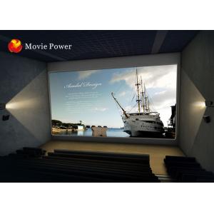 Popular Electronic 3 DOF 4D Movie Theater System With 360 Big Screen