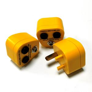 China ABS Snap Grounding ESD UK US EU Industrial Plug Yellow Color supplier