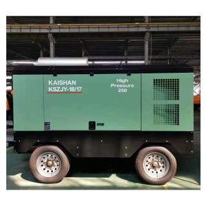 Kaishan KSZJ-18/17 high pressure diesel driven water well drilling screw air compressor for sale
