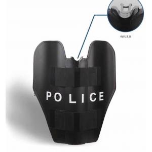 PE Police Non Metallic Gun Frame Handrail Three Part Foldable Bulletproof Shield