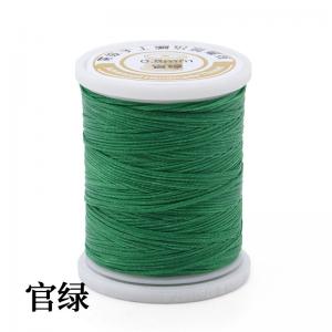 China Excellent 0.8mm Flat Sewing Coarse Braid Waxed Thread For Customized Leather Craft supplier