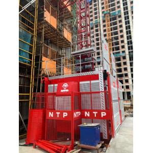 China 300m Material Lift For Construction Hoist 4000kg Twin Cage Passenger Hoist supplier