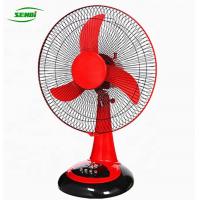 China 12V Dc Motor Table Fan , 1200 RPM Speed Portable Solar Fans For Home on sale