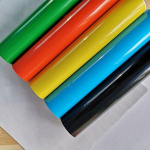 China Large Wedding Decoration Color Craft Vinyl Roll Permanent Adhesive Glossy wholesale