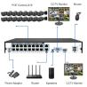 China Customized 16 Channels outdoor Face Detection H.265 4K 8MP Wired POE IP Network Security cctv camera surveillance systems wholesale