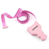 China Pink Double Scales Retractable Body Tape Measure For Body Waist Circumference Measurement on sale