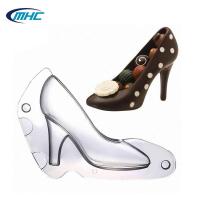 China Custom 3D High Heel Shoe Chocolate Mold Polycarbonate Baking Tools on sale