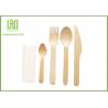 China Convenient Eco Friendly Cutlery Ice Cream Wooden Spoon 96 / 100 / 110mm Size wholesale