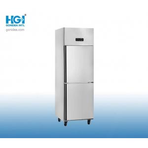 Defrost Stainless Steel Commercial Kitchen Chiller Upright Refrigerator 165 - 445L