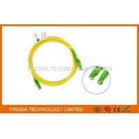China HUBER + SUHNER E2000 / APC SC Fiber Optic Patch Cable 3 Meters / Fiber Optic Jumpers on sale