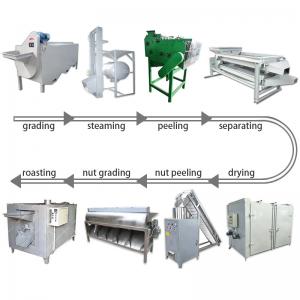 China Fully Automatic Cashew Nuts Processing Machine 400kg Hour Food Factory supplier