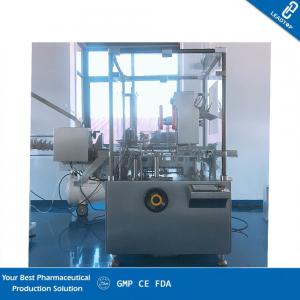 China Vertical Interval Automatic Cartoning Machine 80dB Blister Sachet Bottle supplier