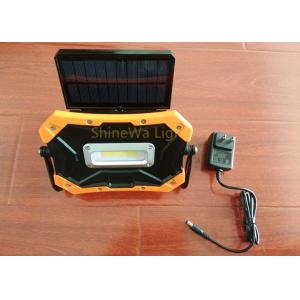 China Portable Solar Rechargeable Led Work Light 900 Lumen With Adjustable Panel supplier