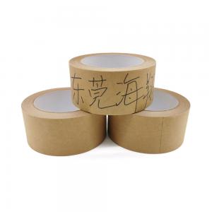 China Waterproof Durable Brown Kraft Paper Gum Tape For Carton Shipping Packaging supplier