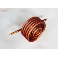 China Fuel Gas Coolers Copper Coil Heat Exchanger / Finned Tube Coil on sale